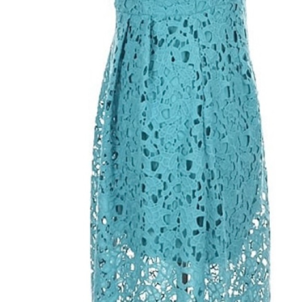 Astr Teal Lace Dress - Picture 3 of 5